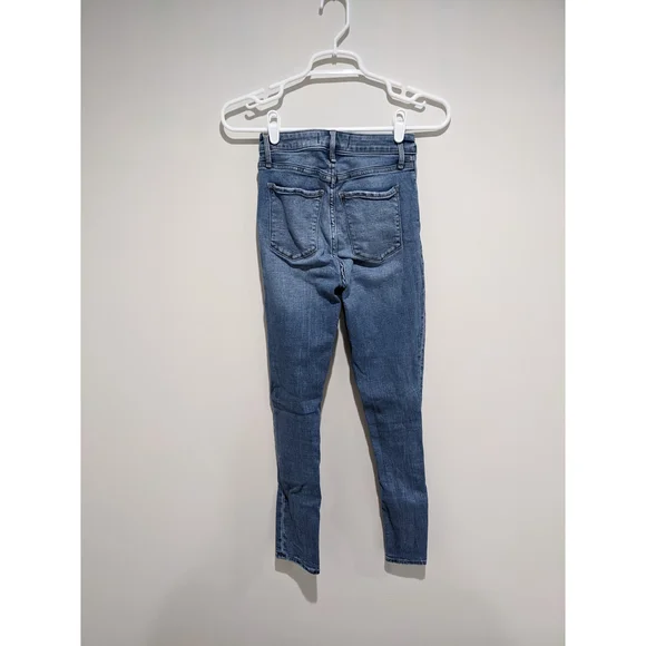 Abercrombie and Fitch Super Skinny Ankle High Rise Jeans Size 24 - Picture 2 of 6